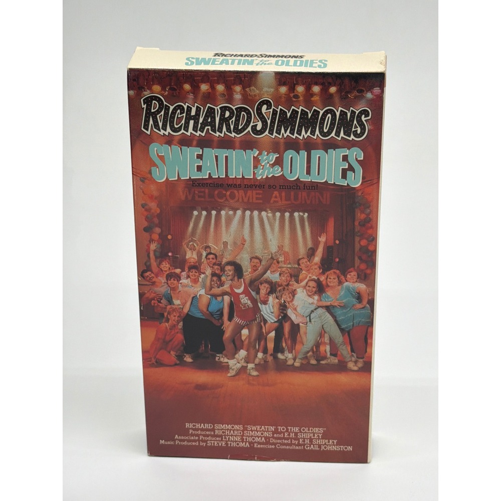 Richard Simmons Sweatin to the Oldies VHS 1988 Vintage Fitness‎ Workout Tape